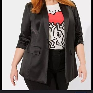 Torrid Elegant Black Blazer